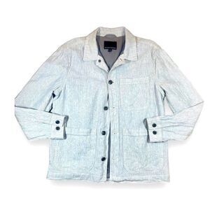 Banana Republic Striped Utility Shacket Sz M